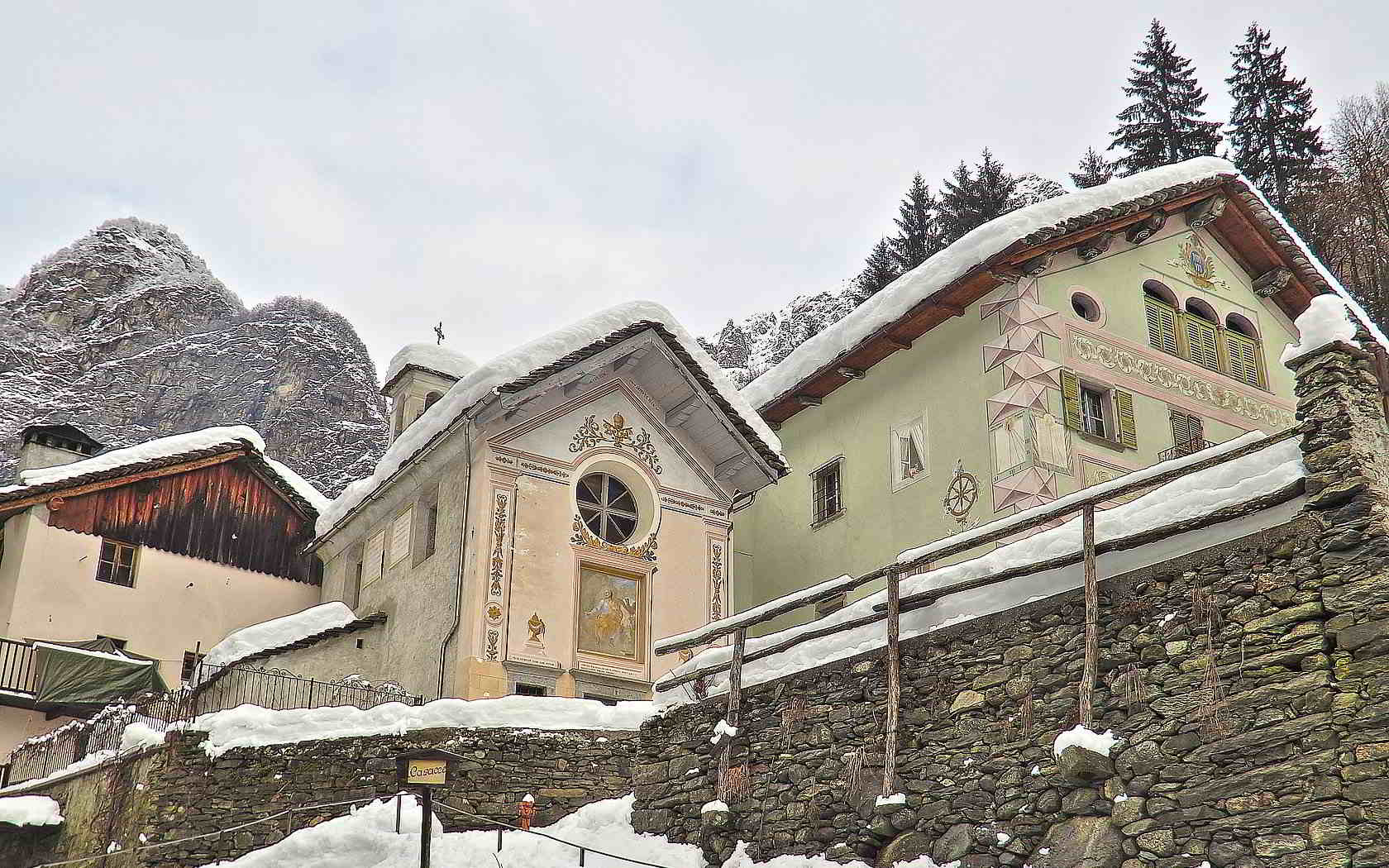 Nevicata in Valsesia